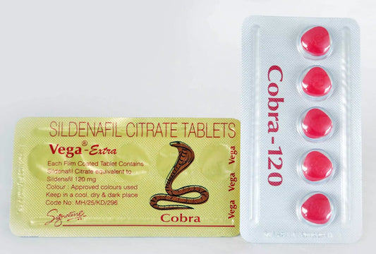 Cobra 120mg Tablets – Wellness & Vitality Support for Men