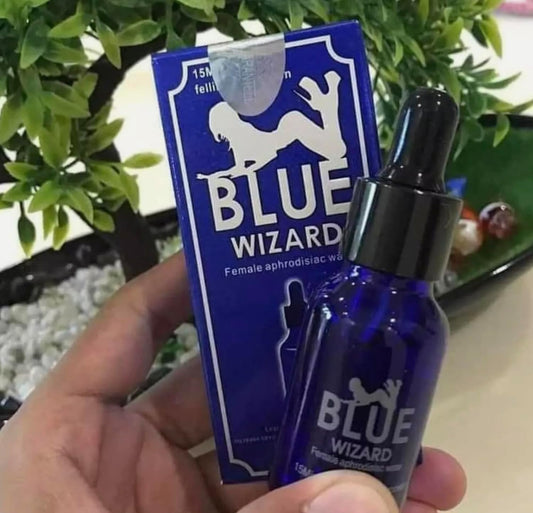 Blue Wizard Drops for Women – Confidence Naturally