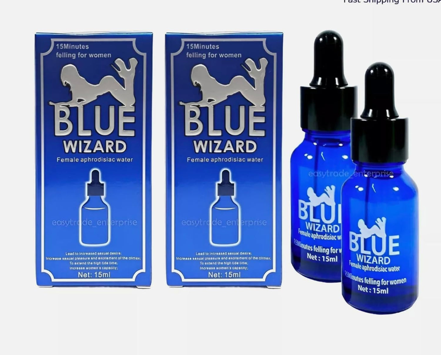 Blue Wizard Drops for Women – Confidence Naturally