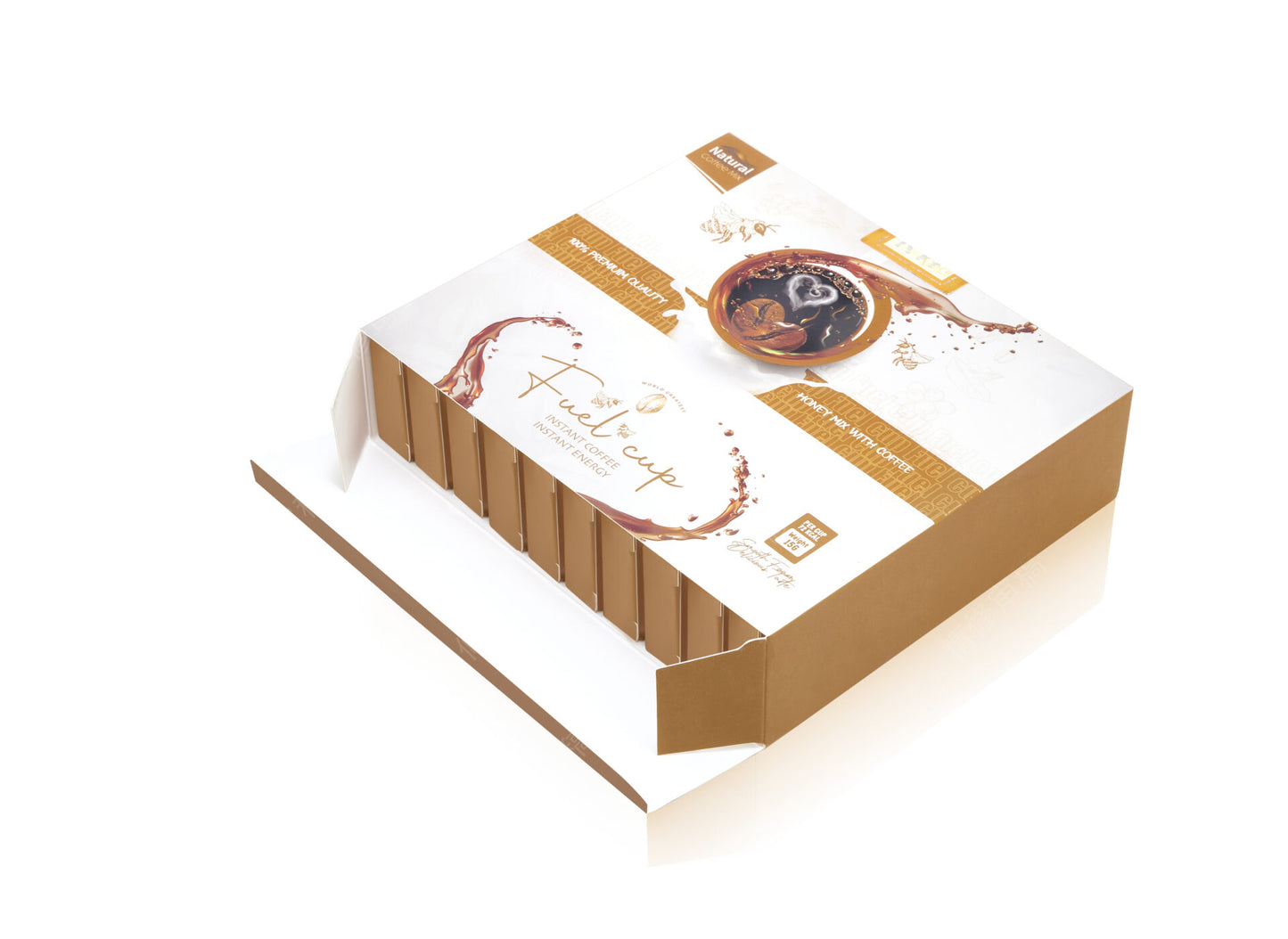 Fuel Cup Instant Coffee Mix with Honey