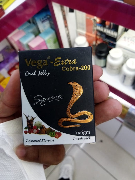 Vega Extra Cobra 200 Oral Jelly – Men’s Vitality & Energy Support