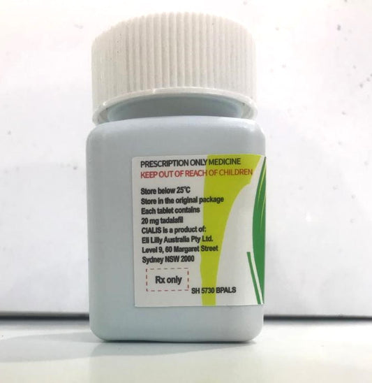 Cialis Tadalafil 20mg 30 tablets