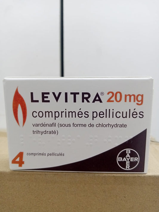 Levitra 20mg 4 tablets